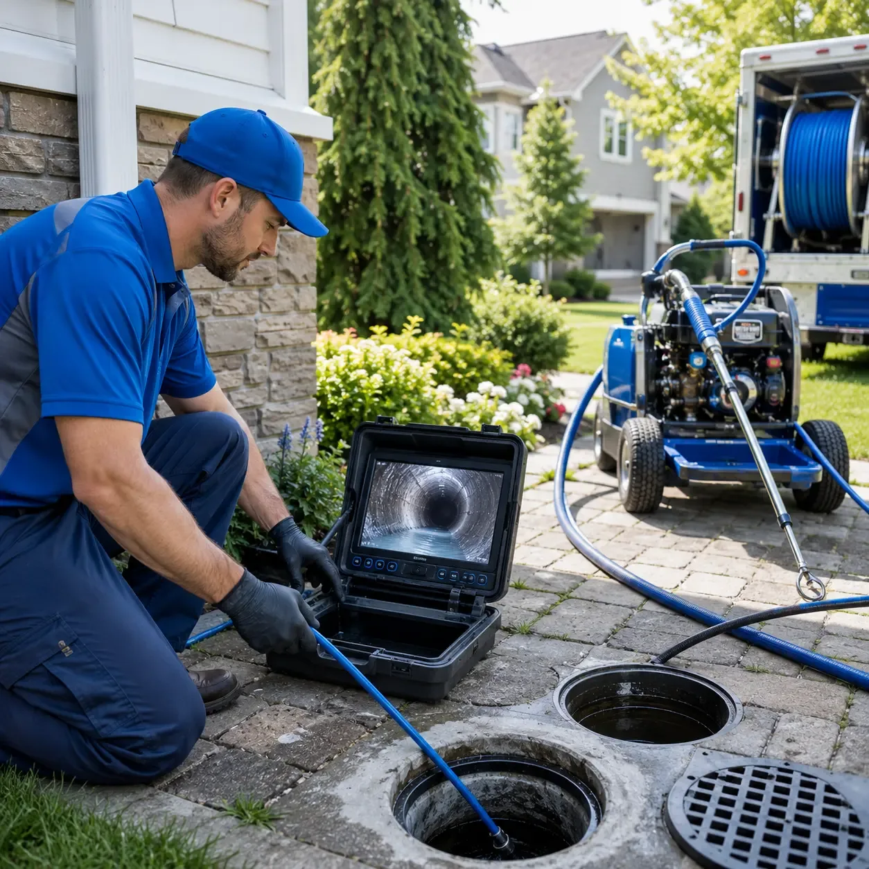 Outdoor drain cleaning professionals serving Veblen, SD